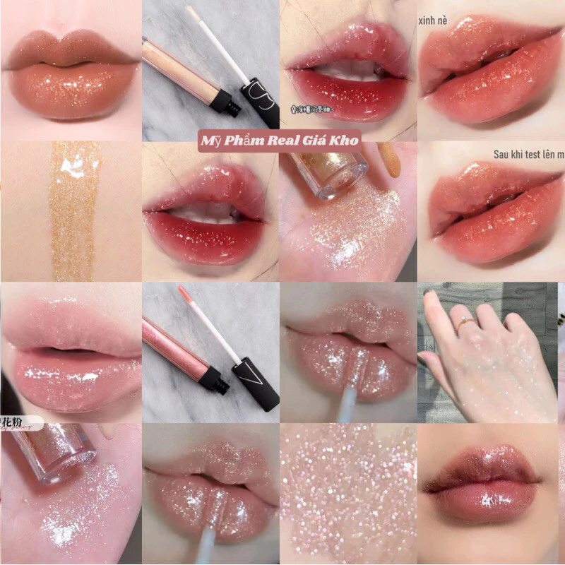 (Tester/Vỏ trầy) Son Bóng Nars/CK nhiều hãng Lip lacquer/ Gloss Hiệu ứng môi bóng như gương