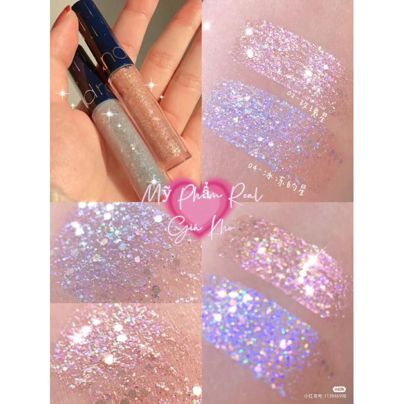 Nhũ mắt lấp lánh Romand The Universe Liquid Glitter