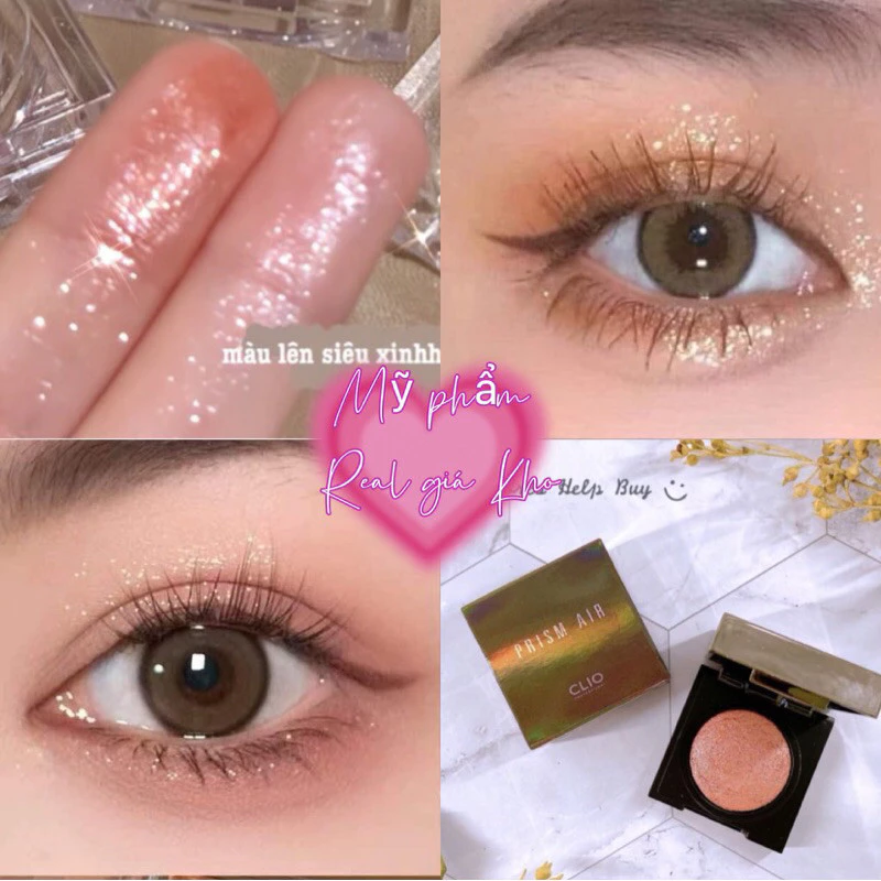 (Single Shadow) Clio Phấn Mắt Má Tạo khối Hàn Quốc Siêu bền màu