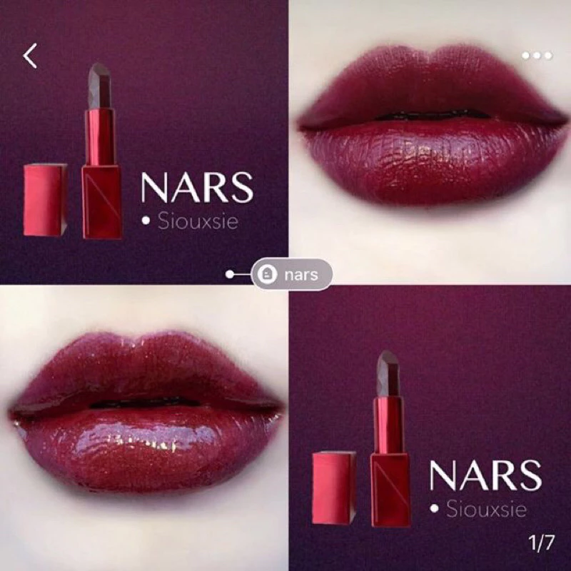  Son thỏi Nars Limited màu Siouxsie màu Burgundy